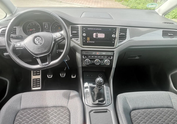 Volkswagen Golf Sportsvan cena 68500 przebieg: 63000, rok produkcji 2018 z Miasteczko Śląskie małe 277